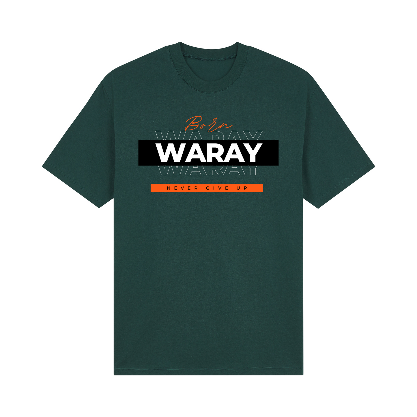 Born Waray Never Give Up Basic Tee Edition